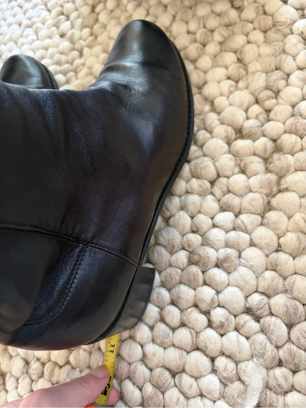 Stuart Weitzman Black Leather Chelsea Ankle Boots